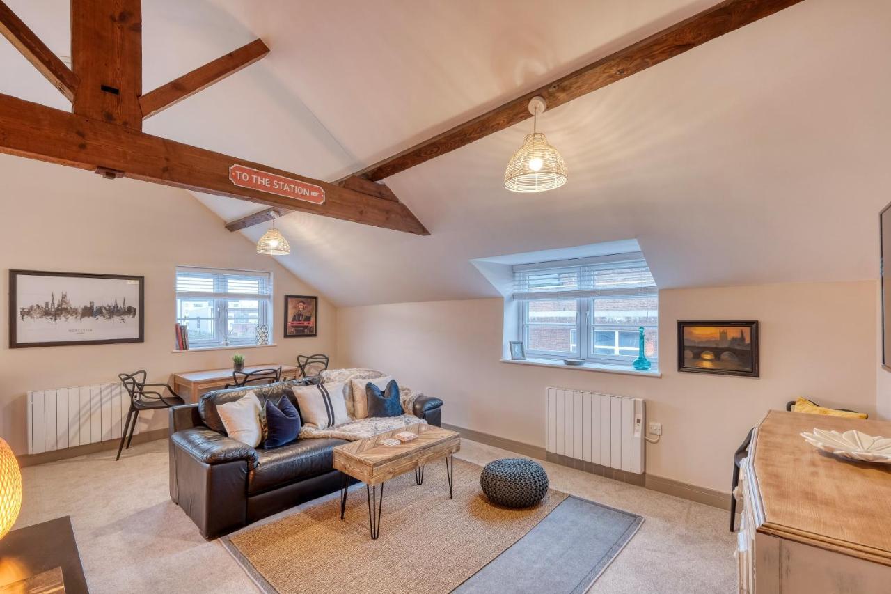 The Station Loft City Centre 1-Bed Apartment Worcester Exterior foto